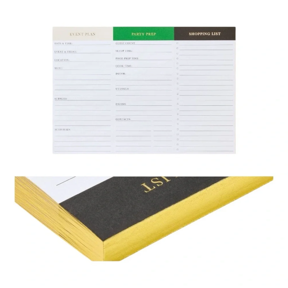 Kate Spade LIMITED EDITION x Target Undated Party Planning Notepad